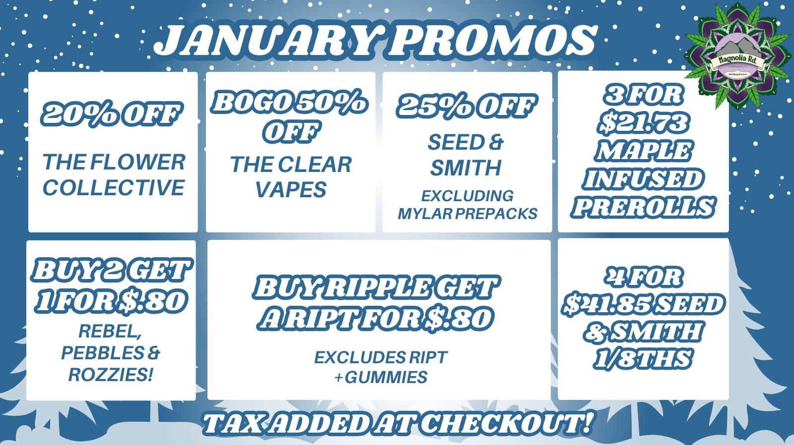 Magnolia Road Cannabis Co. - Broomfield New Year, New Deals!