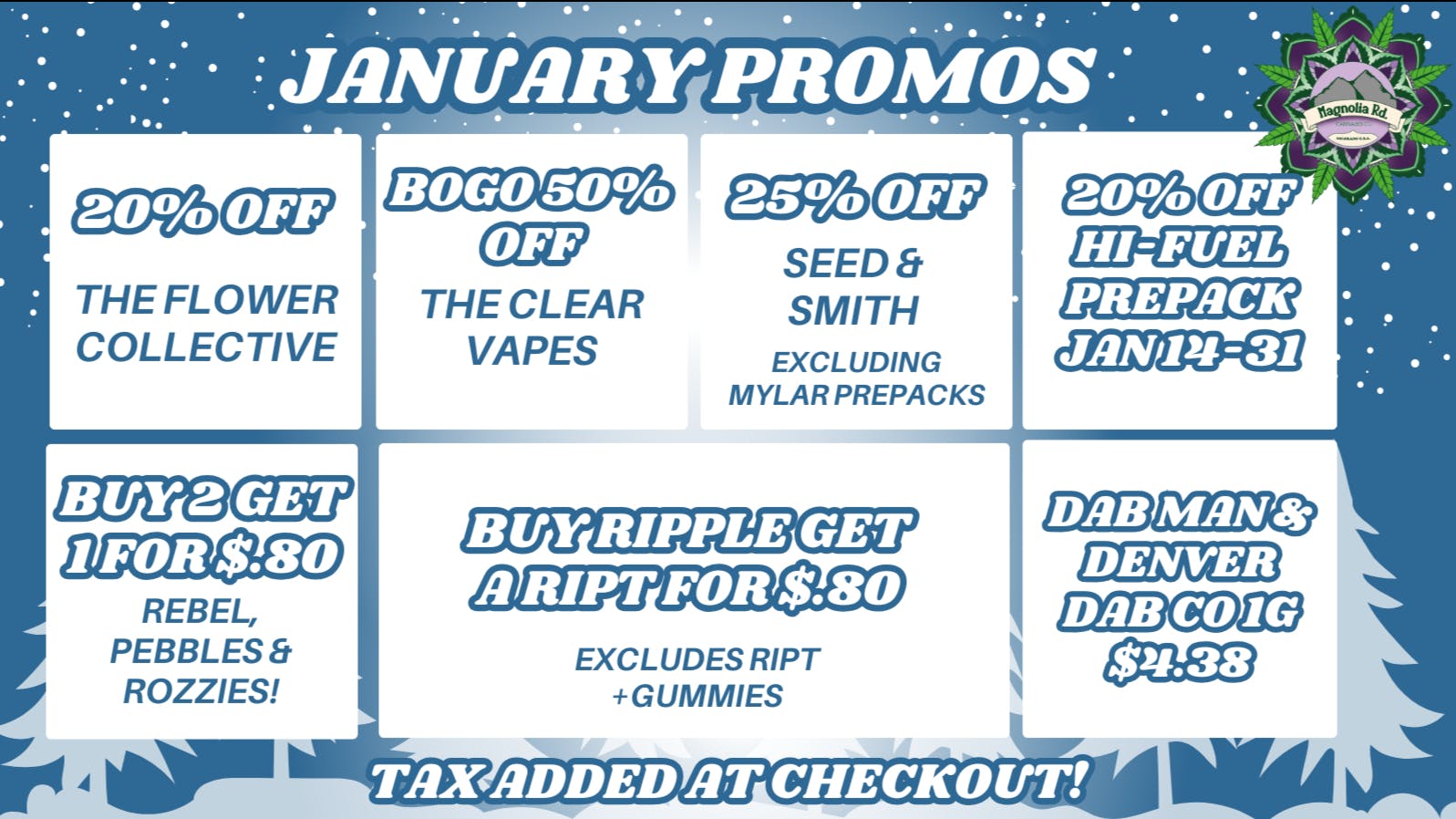 Magnolia Road Cannabis Co. - Broomfield New Year, New Deals!