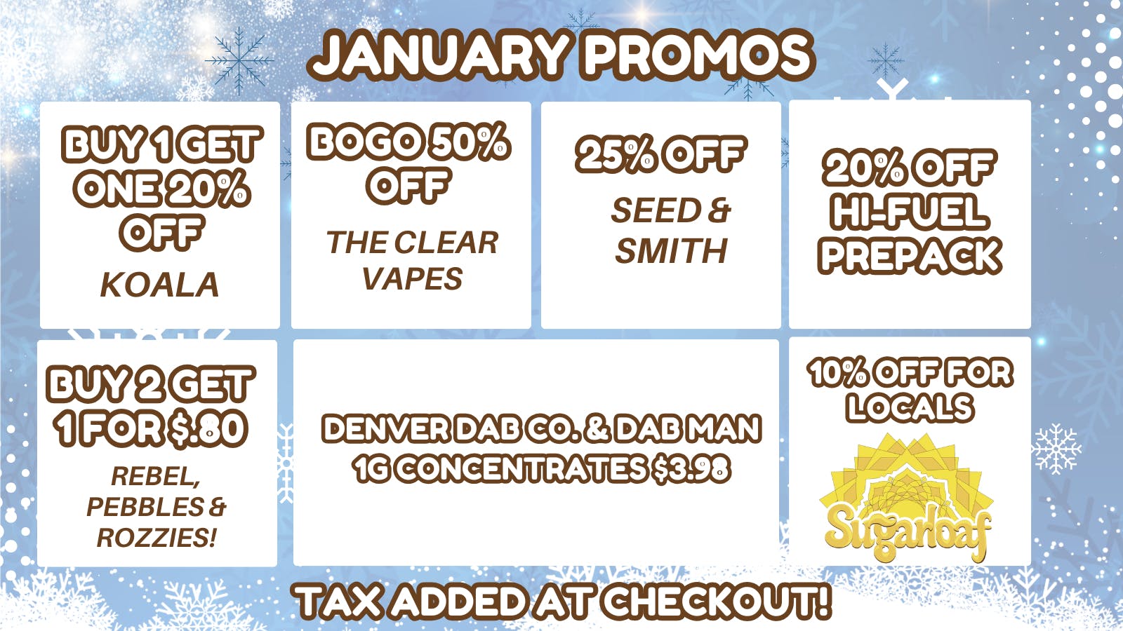 SugarLoaf Save on Koala, Seed & Smith, & Clear Vapes!