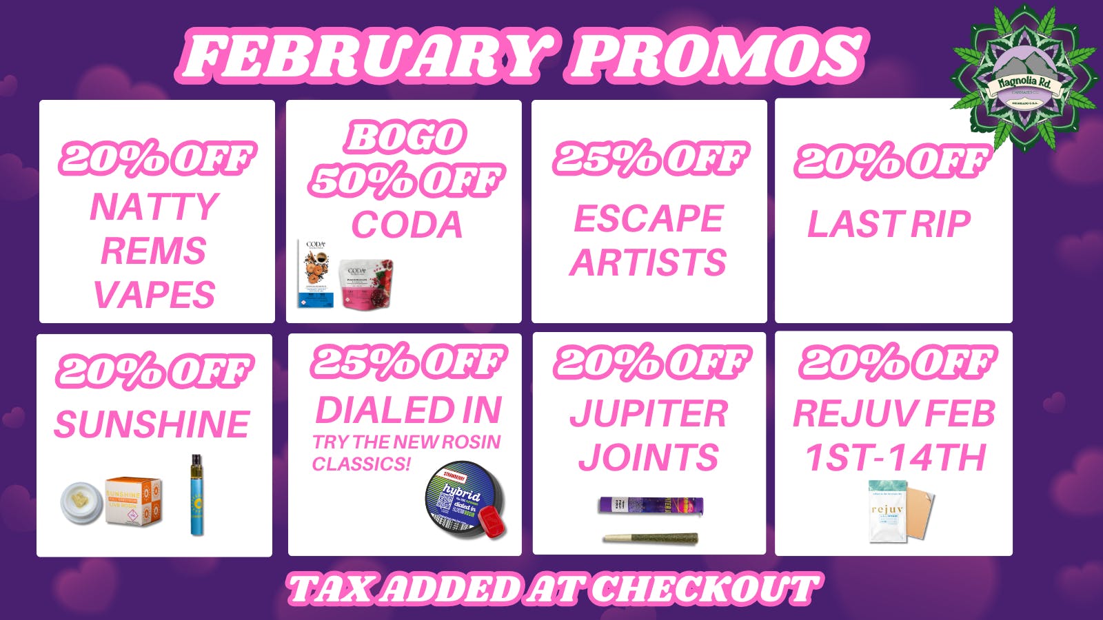 Magnolia Road Cannabis Co. - Boulder 20% Off Sunshine & Jupiter Joint & More!