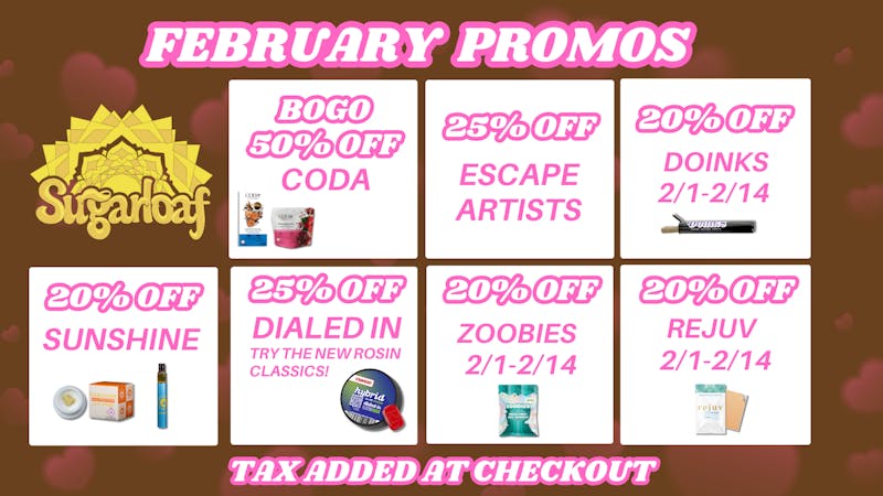 SugarLoaf 20% Off Sunshine & Last Rip & More!