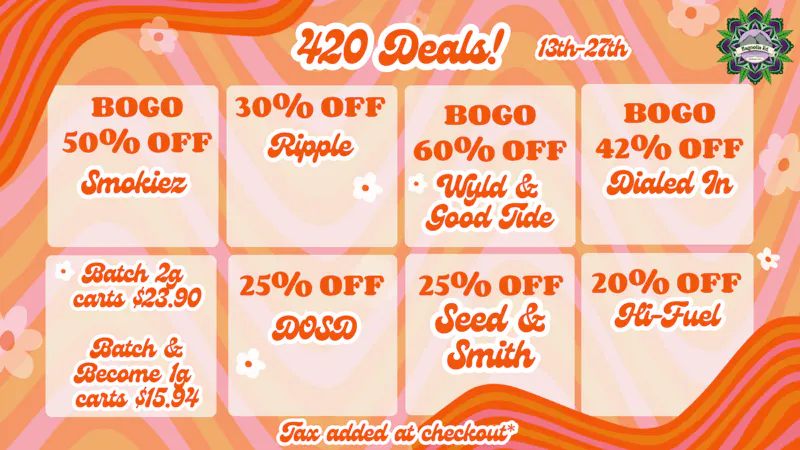 Magnolia Road Cannabis Co. - Trinidad 420 Promos Start Now!