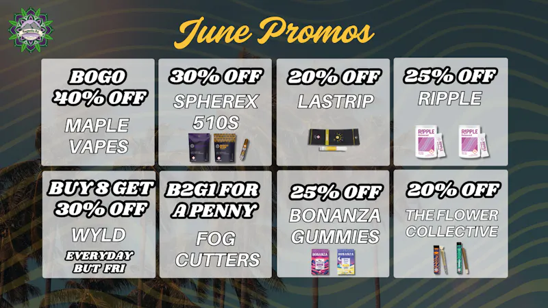 Magnolia Road Cannabis Co. - Boulder 25% Off Bonanza Gummies & Ripple, 20% Off TFC