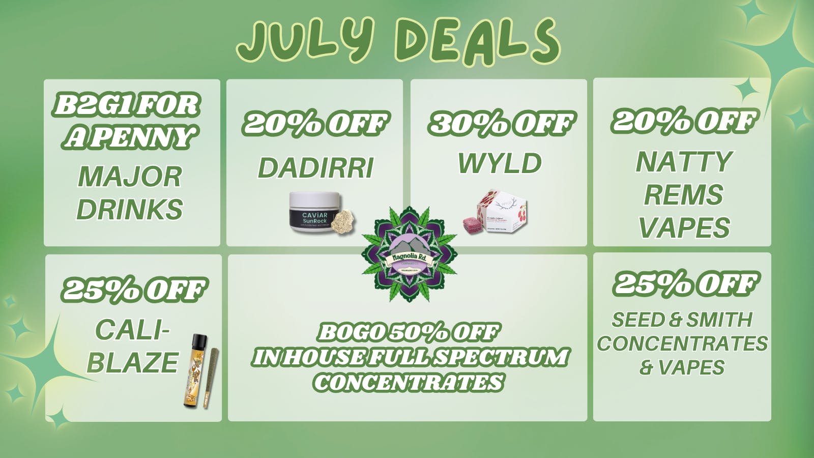 Magnolia Road Cannabis Co. - Colorado Springs Hot July Deals!