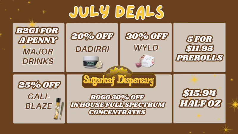 SugarLoaf July Vendors Deals!