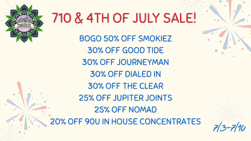 Magnolia Road Cannabis Co. - Colorado Springs July 4th & 710 Blowout Sale!
