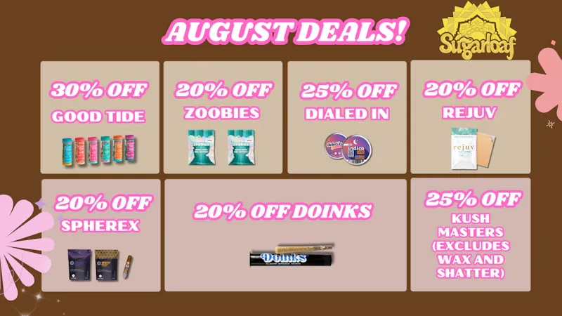Sugarloaf Dispensary - Sterling 20% Off Doinks & Zoobies!