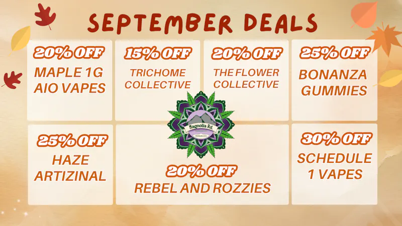 Magnolia Road Cannabis Co. - Broomfield September Deals!