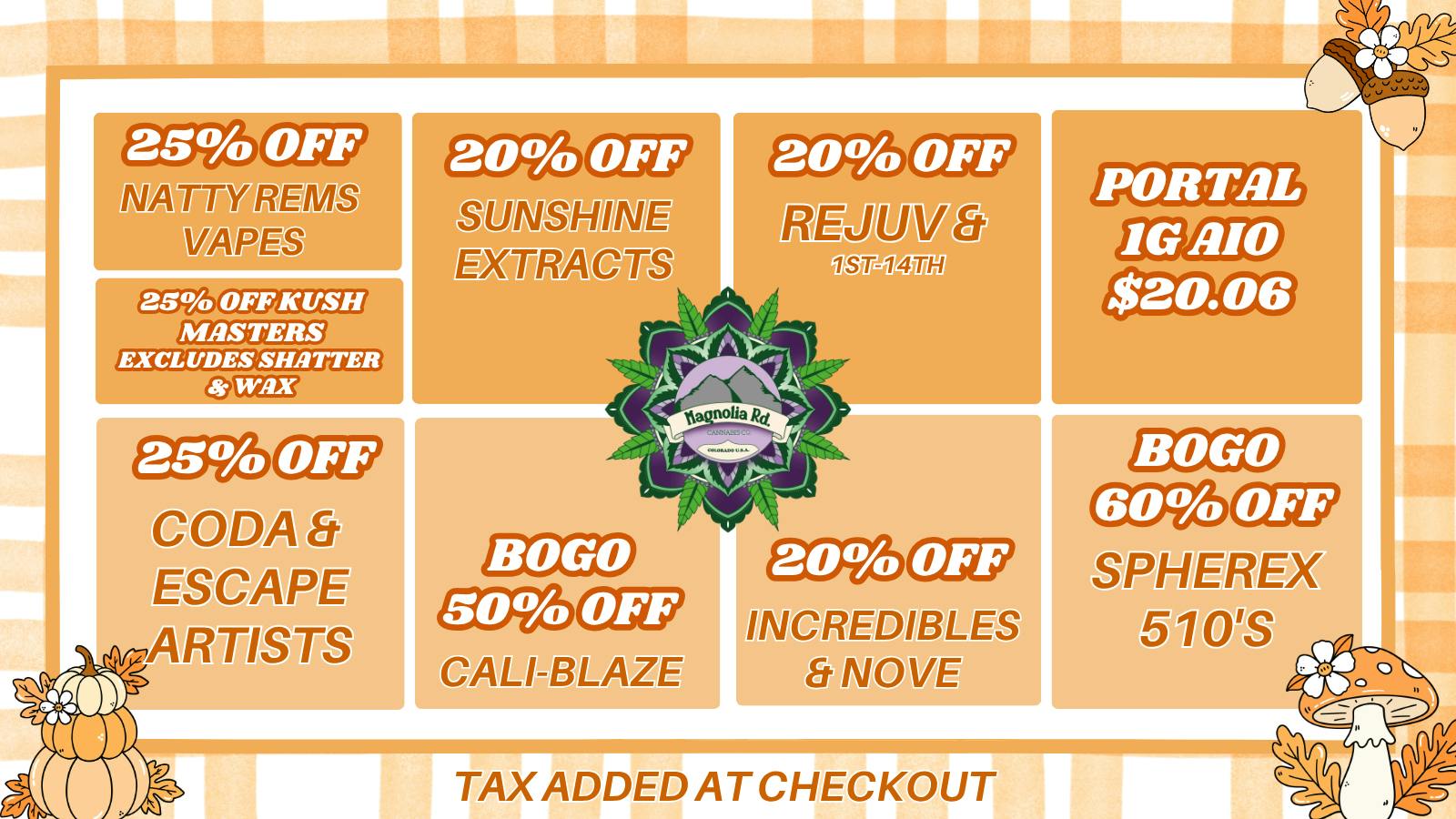 Magnolia Road Cannabis Co. - Boulder October REC Deals!