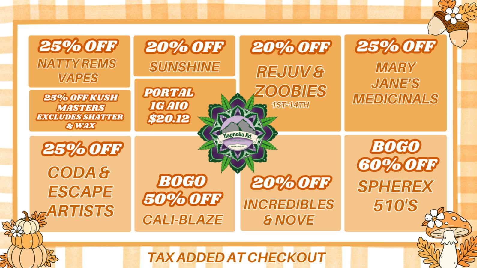 Magnolia Road Cannabis Co. - Broomfield Fire Fall Savings!