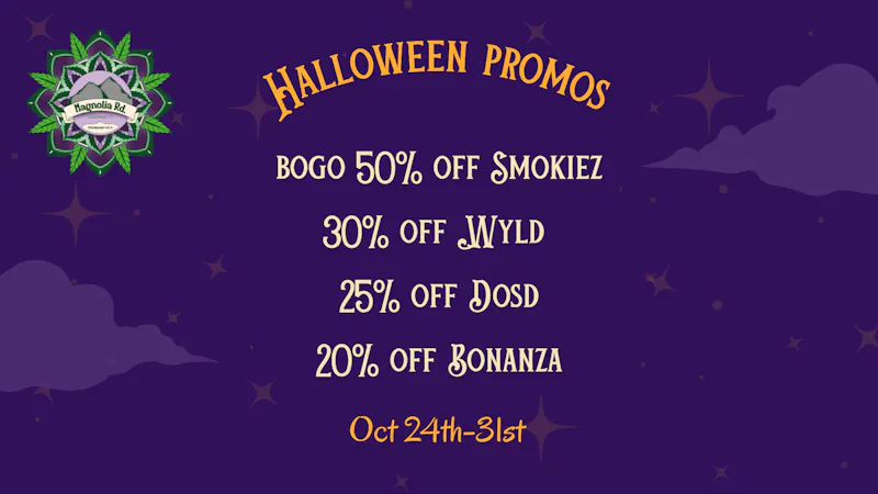 Magnolia Road Cannabis Co. - Boulder - Medical Spooky Halloween Deals!