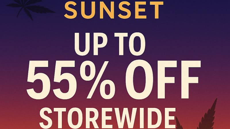 SUNSET UP TO 55% OFF STOREWIDE