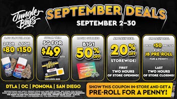 Jungle Boys - Pomona Jungle Boys September Deals!