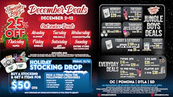 Jungle Boys DTLA December 2-12 Deals