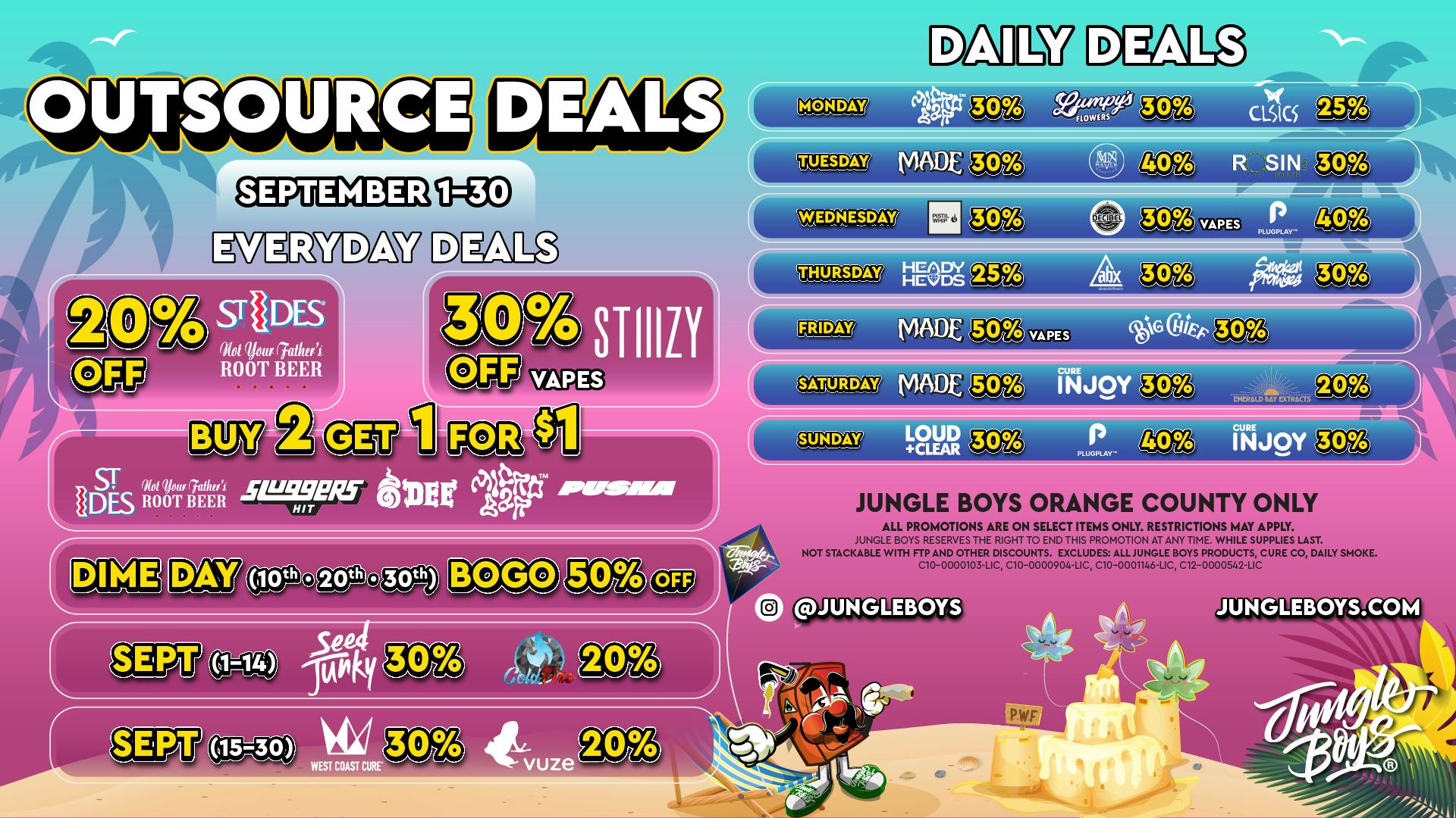 Jungle Boys OC OUTSOURCE DEALS!!