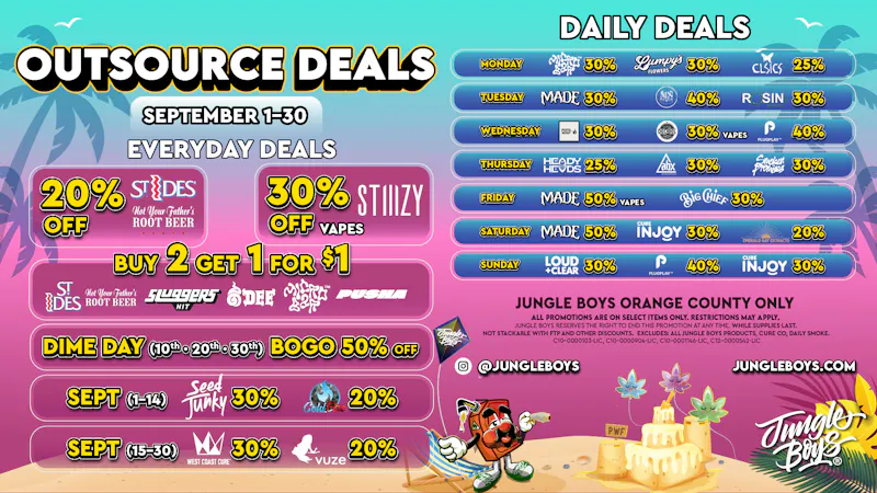 Jungle Boys OC OUTSOURCE DEALS!!