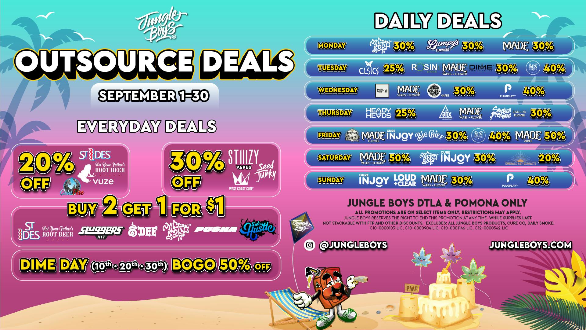 Jungle Boys - Pomona OUTSOURCE DEALS!!