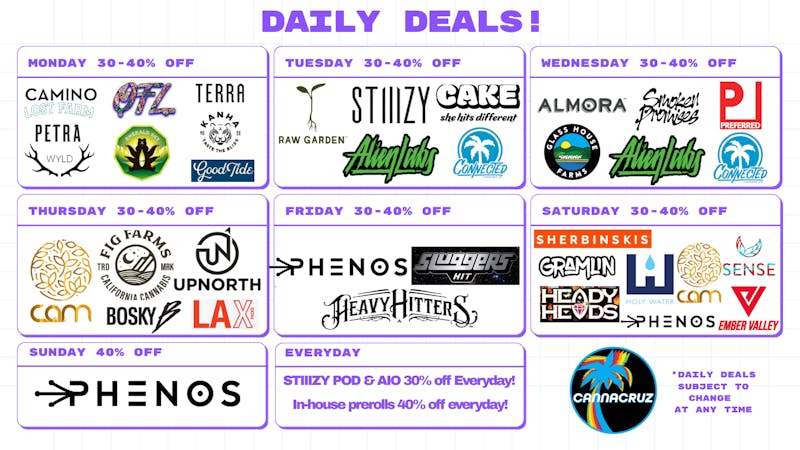CannaCruz Salinas DAILY 40% OFF SALES