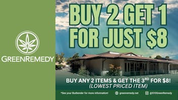 Green Remedy - Taxes Included BUY 2 ITEMS & GET A 3RD FOR $8