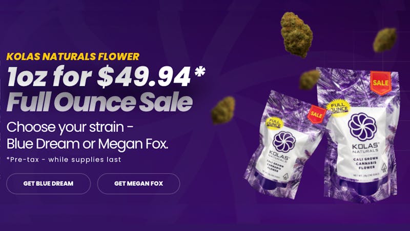 KOLAS- Elk Grove KOLAS Naturals $49.94 Full Ounce