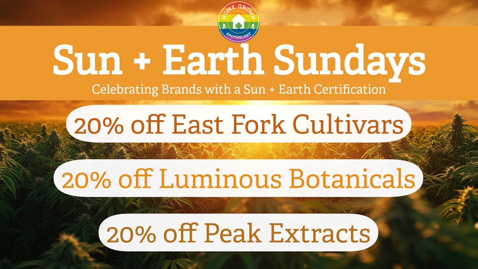 Home Grown Apothecary Sun + Earth Sundays