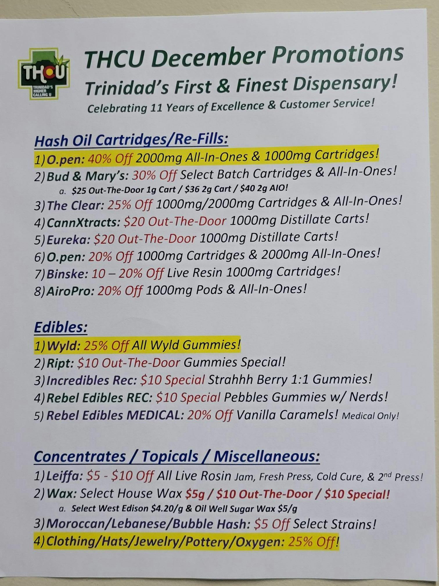 Trinidads Higher Calling U - Dispensary Listing - Photo 2