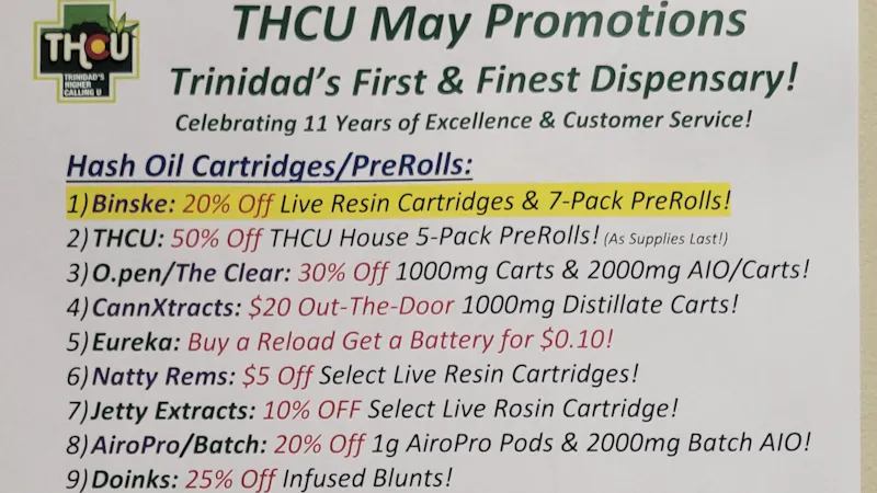 Trinidads Higher Calling U 75% OFF-$47.80 Ounce Plus Tax