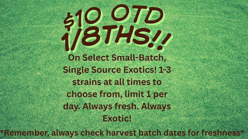 BioMeds $10 1/8ths Select Exotic Strains!
