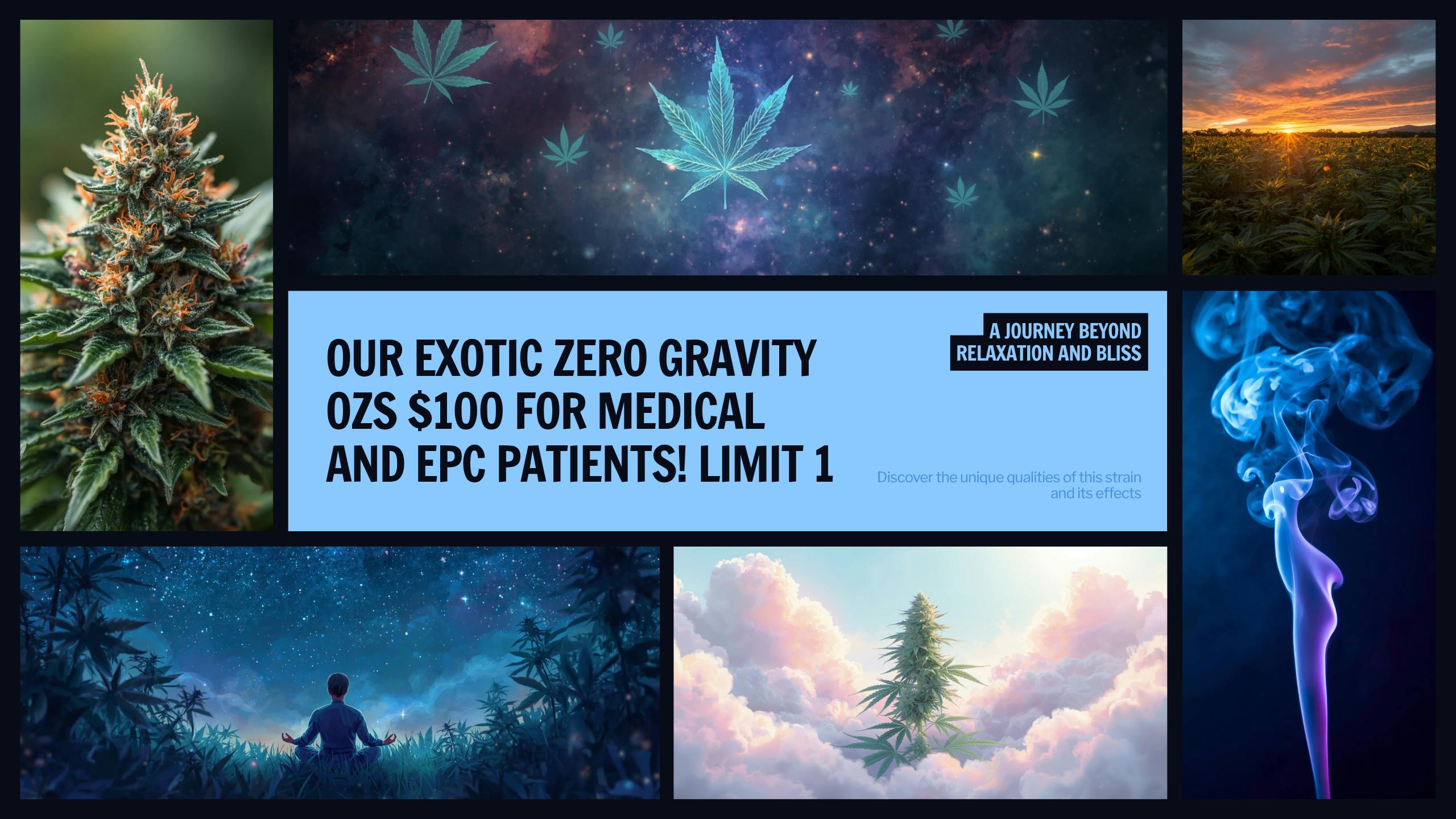 BioMeds Exotic OZs @ $100 OTD! New ZERO GRAVITY!