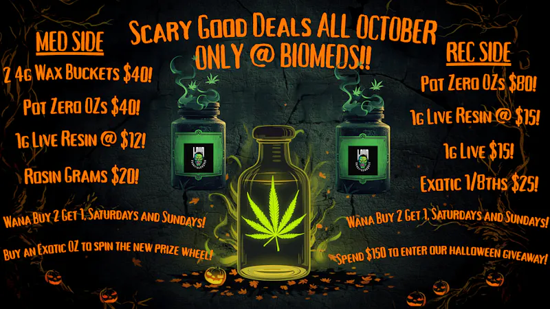 BioMeds Scary Good Deals @ Biomeds!
