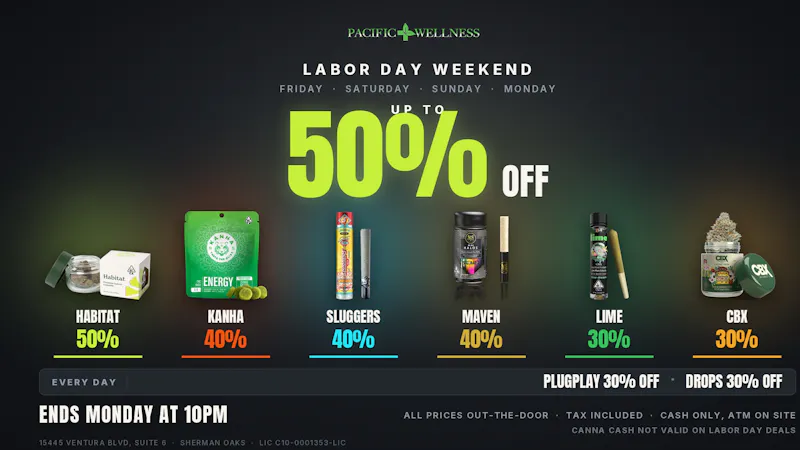 Pacific Wellness LABOR DAY SUPERSALE!