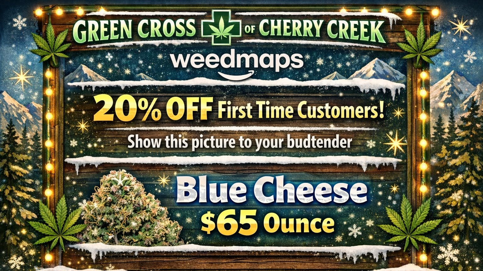 Green Cross of Cherry Creek REC/MED First Timers and OZ Deals at Green Cross of CC!
