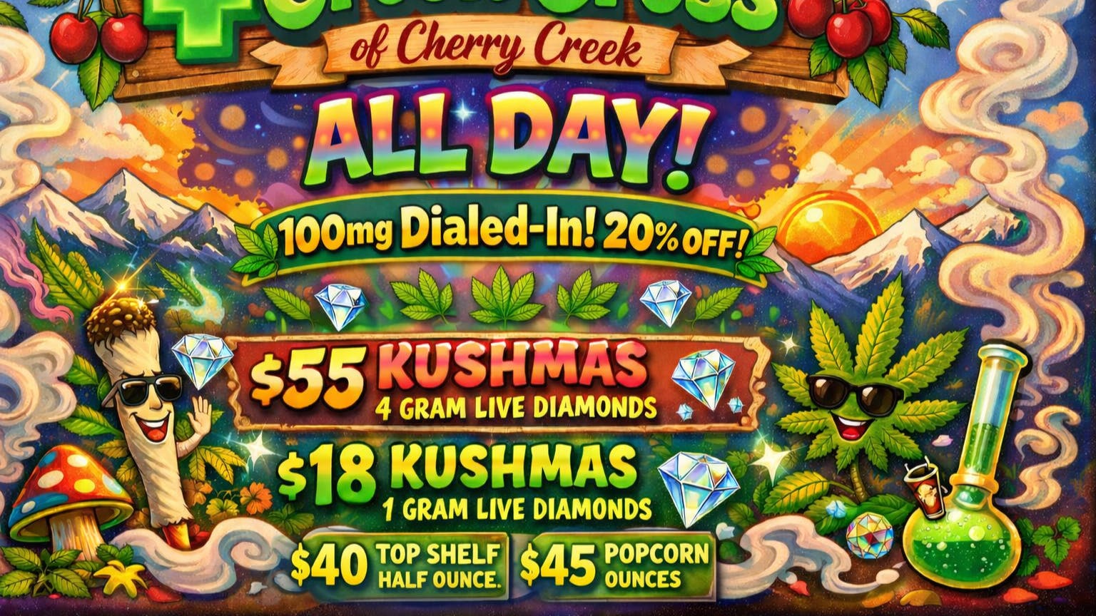 Green Cross of Cherry Creek REC/MED Well Fed Wednesday