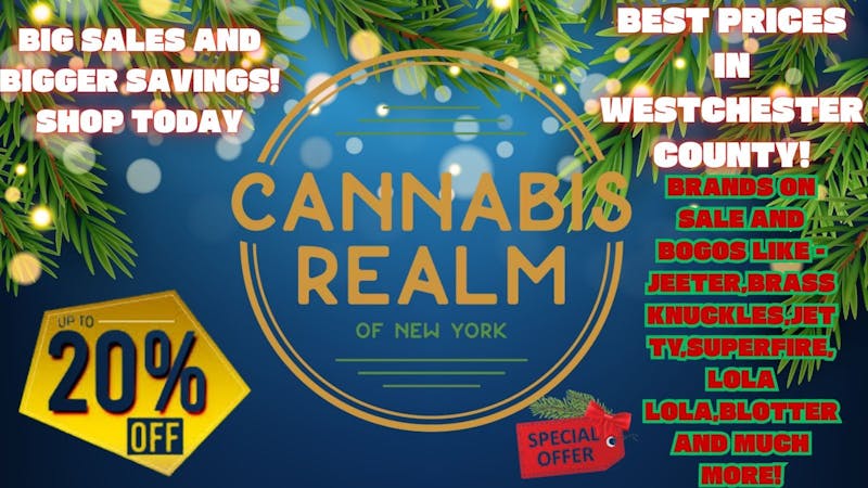Cannabis Realm of New York - White Plains Winter Holiday Savings !