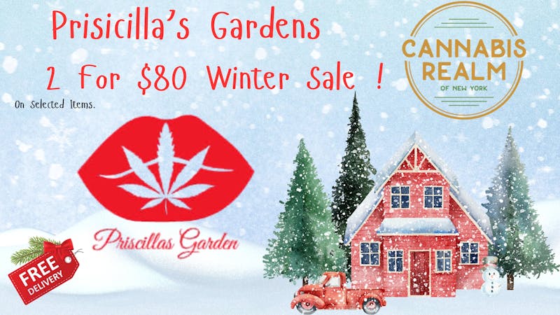 Cannabis Realm Delivery - Bronx Priscilla's Garden's Winter 2 for 80$!