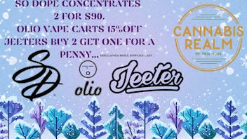 Cannabis Realm of New York - White Plains WINTER DEALS AND SALES !HURRY WHILE SUPPLIES LAST!