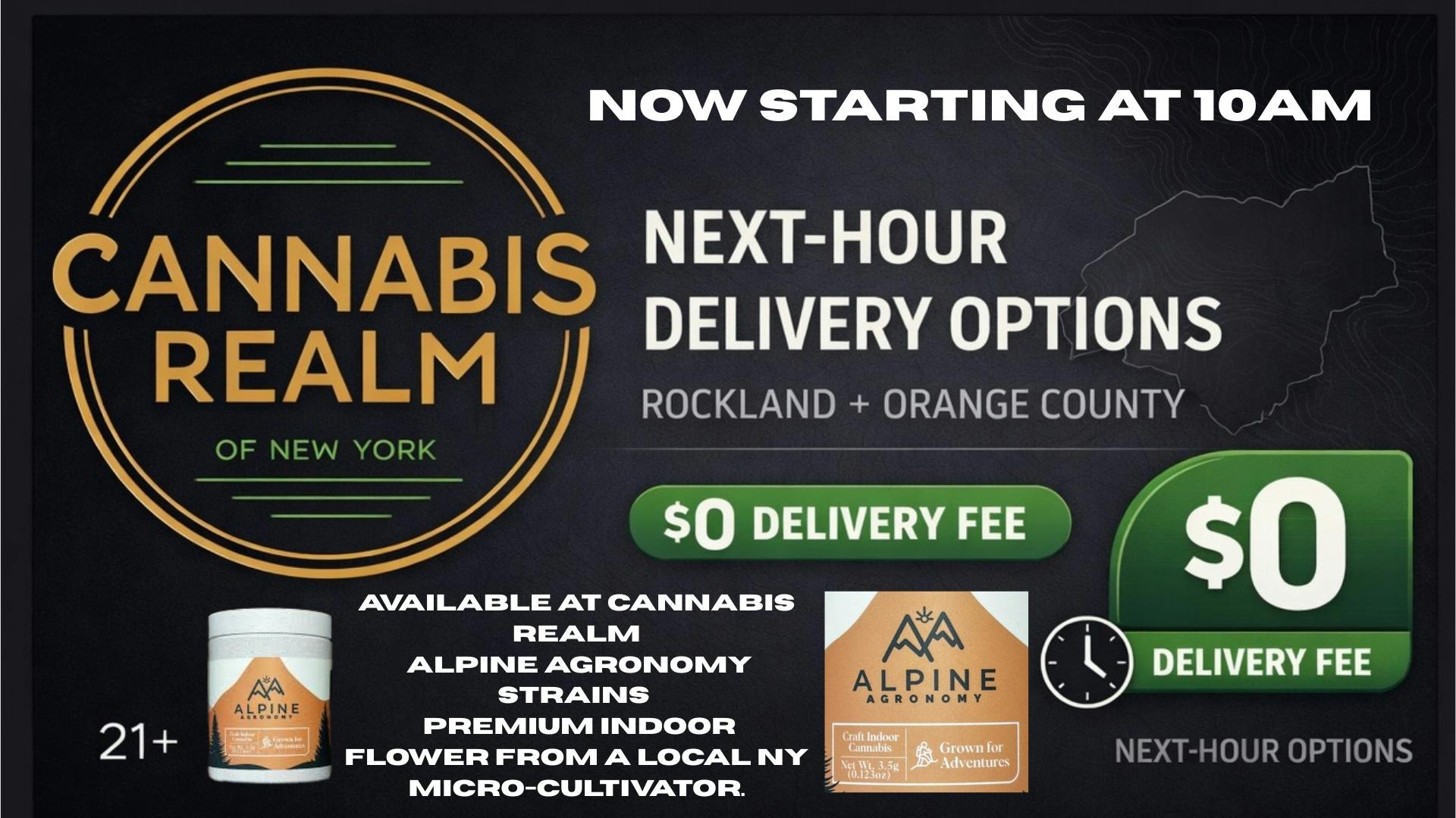 Cannabis Realm of New York - Rockland ZERO DELIVERY FEE!