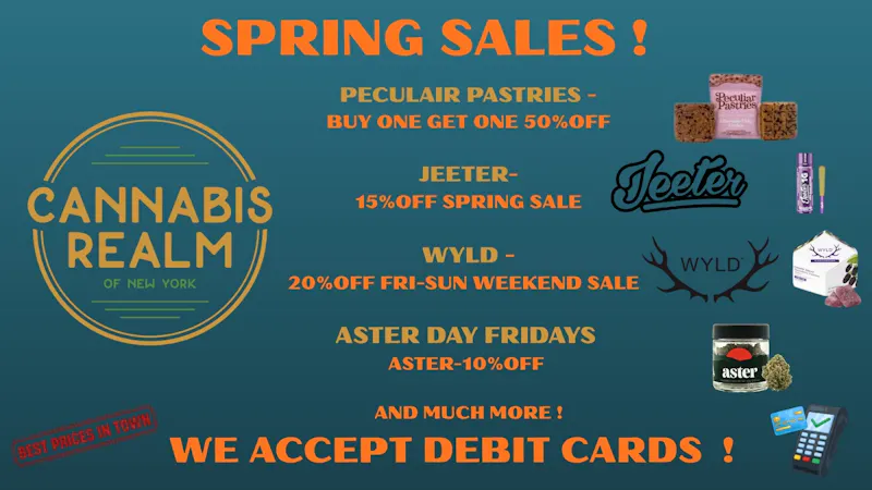 Cannabis Realm Delivery - Westchester SPRING SAVINGS !