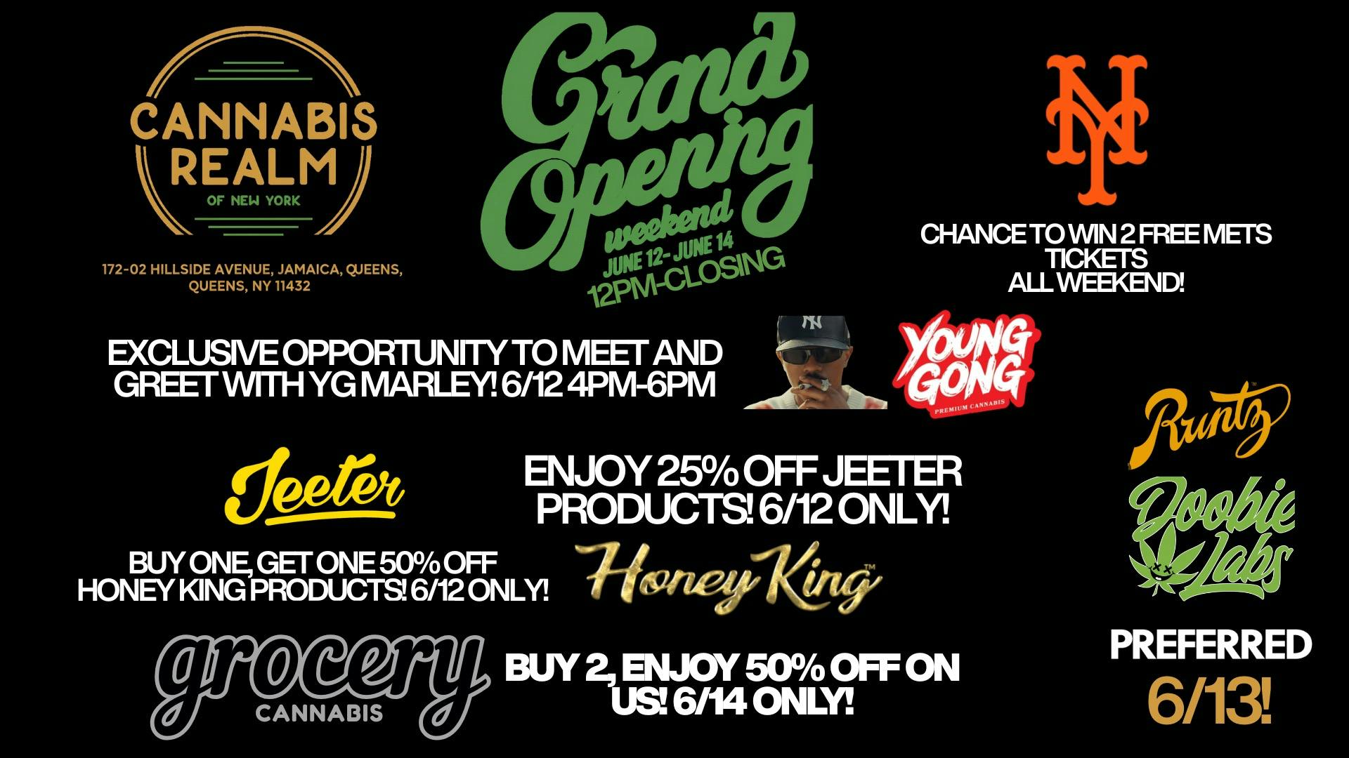 Cannabis Realm Delivery - Bronx 🎉 Cannabis Realm Grand Opening Weekend 🎉