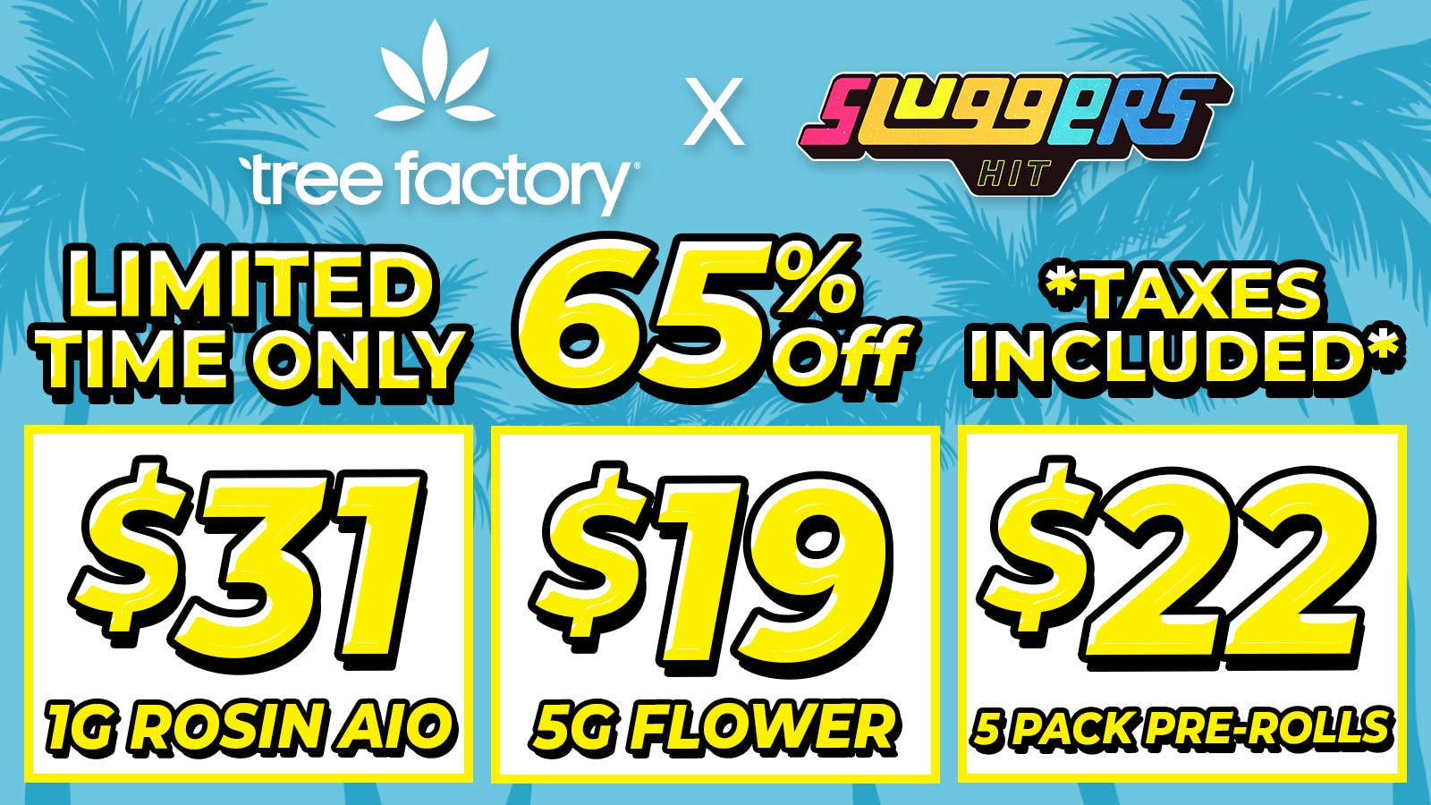 Tree Factory - Port Hueneme 🔥 65% off SLUGGERS ⚾️ Limited Time ⏳