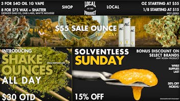 Local Product of Colorado (Recreational) $55 Sale Ounces PLUS Daily Deals