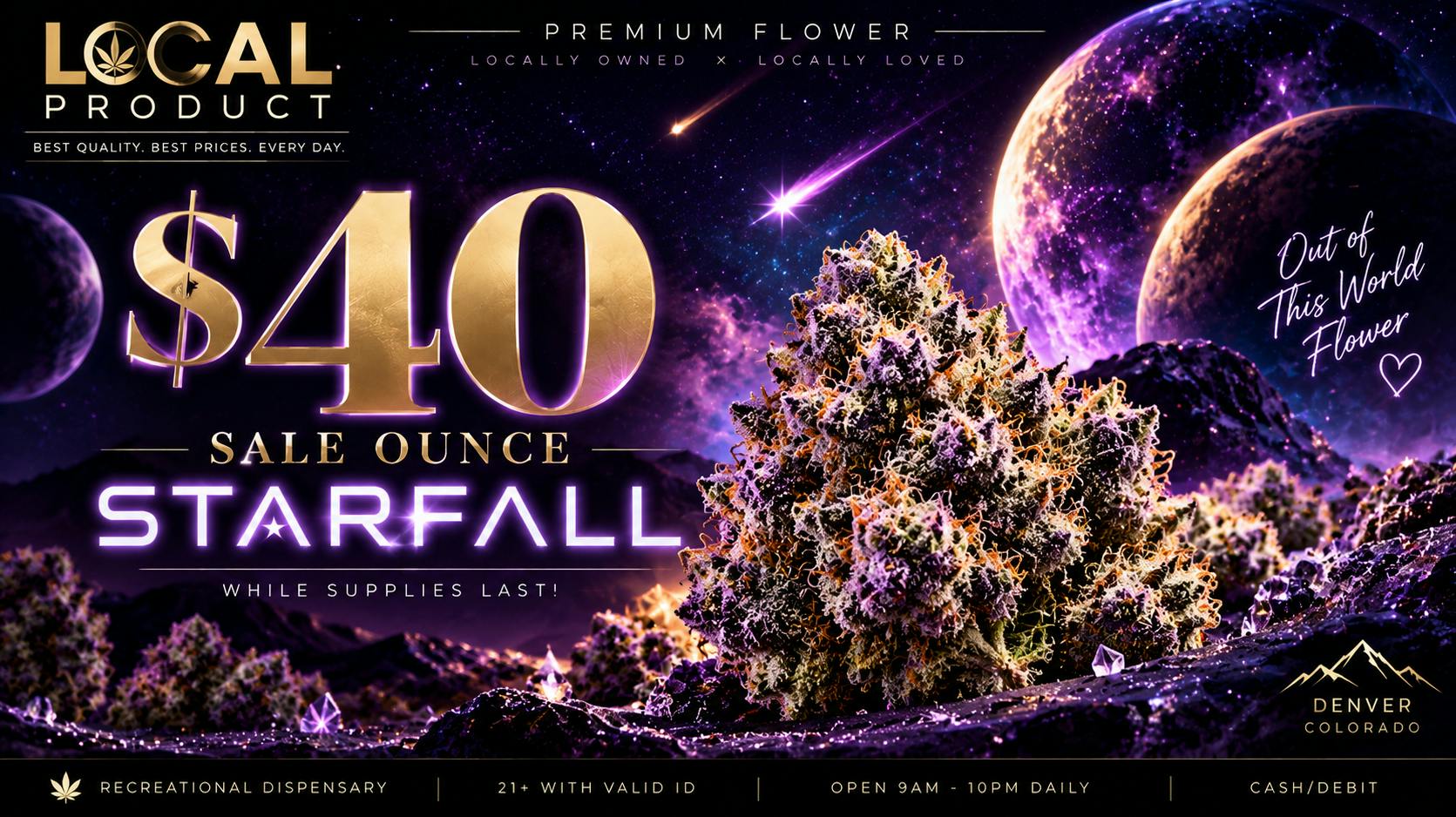 Local Product of Colorado (Recreational) LIMITED STOCK $40 Popcorn Sale!!!