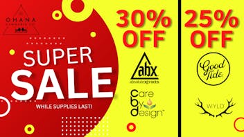 Ohana Gardens 30% ABX & Care By Design; 25% Wyld & Good Tide