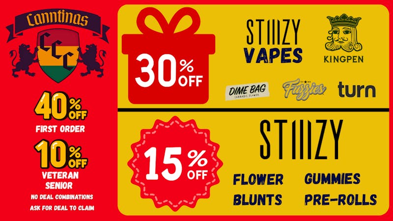 Canntinas Supreme Saturday Deals!