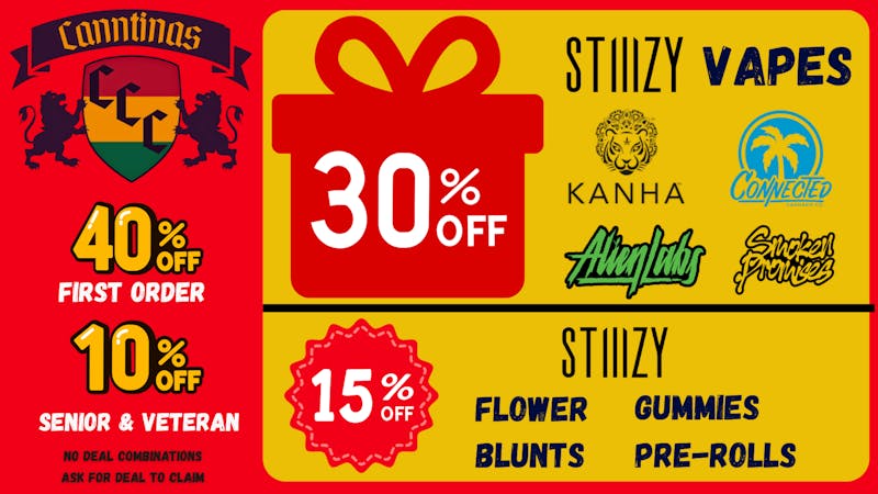 Canntinas Terpene Tuesday Deals!