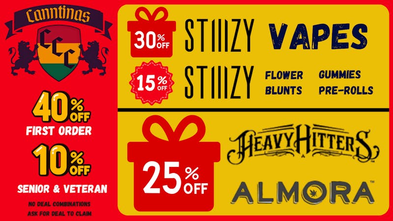 Canntinas Wonderful Wednesday Deals!