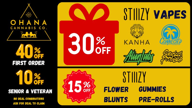 Ohana Cannabis - Palm Springs Terpene Tuesday Deals!
