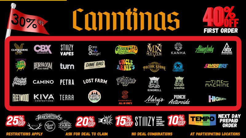 Canntinas Top Shelf Thursday Deals!