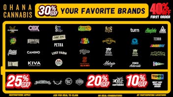 Ohana Cannabis - Beverly Hills 30% Off Tuesday Deals!