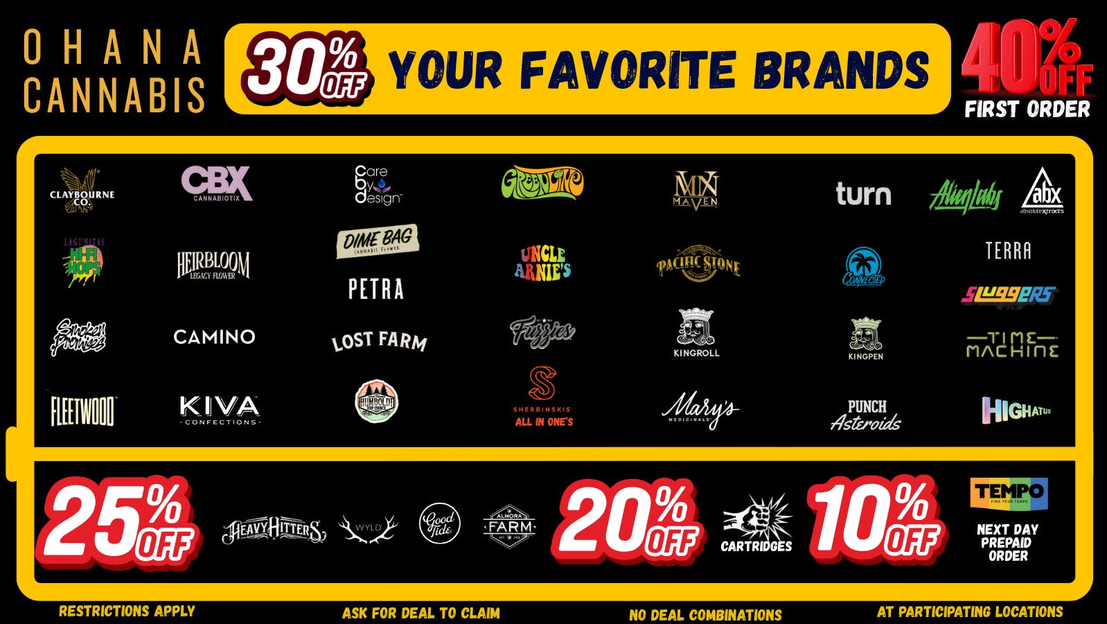 Ohana Gardens 30% Off Wednesday Deals!